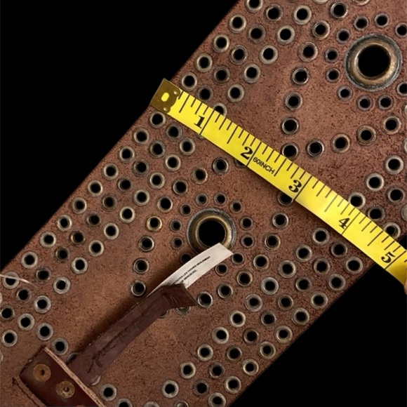 NWOT - Free People - Total Stunner Leather Corset Waist Belt - Graphite - S/M - Picture 6 of 6